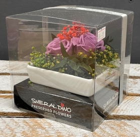 Preserved Spray Rose   Purple