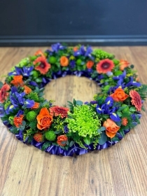 XL Mixed Floral Wreath