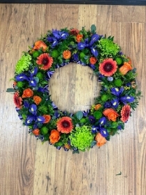 XL Mixed Floral Wreath